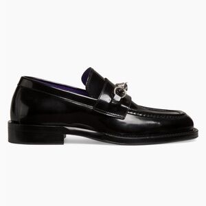 Burberry Barbed Leather Loafers Black Men’s EU 39/US 6